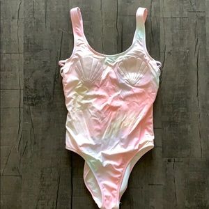 Cotton Candy Mermaid One Piece